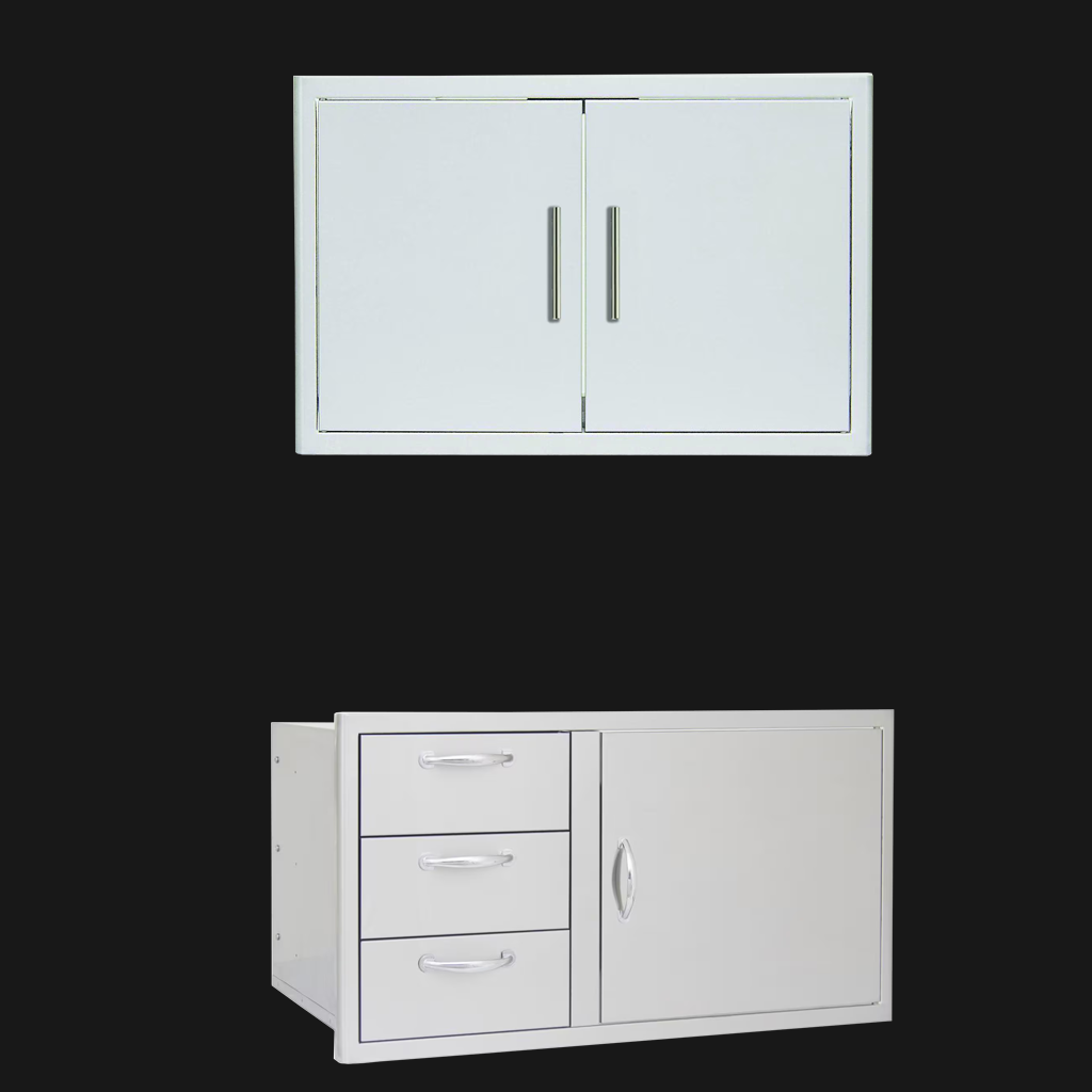 Outdoor Kitchen Storage KabobMaster BBQ Grills