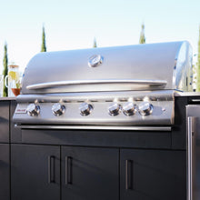Load image into Gallery viewer, Blaze Model BLZ-5LTE3 NG/LP Premium LTE 40-Inch 5-Burner Built-In Grill With Rear Infrared Burner & Grill Lights -