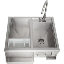 Load image into Gallery viewer, Blaze 30-Inch Beverage Center w/ Sink & Ice Bin Cooler - BLZ-30CKT-SNK