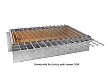 Load image into Gallery viewer, 30″ Stone Series Drop in Charcoal Grill for Kabobs 14 skewer capacity
