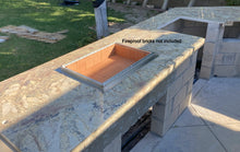 Load image into Gallery viewer, 30″ Stone Series Drop in Charcoal Grill for Kabobs 14 skewer capacity