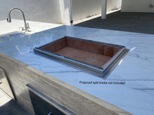 Load image into Gallery viewer, 30″ Stone Series Drop in Charcoal Grill for Kabobs 14 skewer capacity