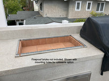 Load image into Gallery viewer, 36″ Stone Series Drop in Charcoal Grill for Kabobs - 17 skewer capacity