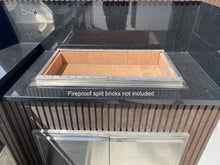 Load image into Gallery viewer, 36″ Stone Series Drop in Charcoal Grill for Kabobs - 17 skewer capacity