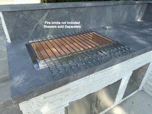 Load image into Gallery viewer, 36″ Stone Series Drop in Charcoal Grill for Kabobs - 17 skewer capacity