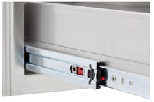 Load image into Gallery viewer, Blaze 20-Inch Roll-Out Stainless Steel Double Trash / Recycling Bin - Model: Blaze BLZ-TREC-DRW-H