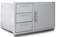 Load image into Gallery viewer, Blaze 39-Inch Stainless Steel Access Door &amp; Triple Drawer Combo - Model: BLZ-DDC-R-39-LTSC
