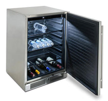 Load image into Gallery viewer, Blaze 24-Inch 5.5 Cu. Ft. Outdoor Rated Compact Refrigerator - BLZ-SSRF-5.5