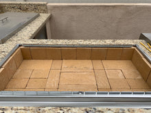 Load image into Gallery viewer, 42″ Stone Series Drop in Charcoal Grill for kabobs 20 skewer capacity