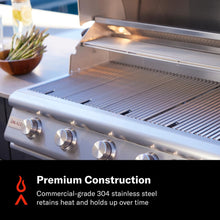 Load image into Gallery viewer, Blaze Model BLZ-5LTE3 NG/LP Premium LTE 40-Inch 5-Burner Built-In Grill With Rear Infrared Burner &amp; Grill Lights -
