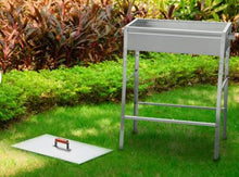 Load image into Gallery viewer, Traditional Large Tall With Feet Legs Persian Middle Eastern Arabic Turkish Galvanized BBQ Charcoal Grill Mexican Style Iranian Mangal Kabob Paz
