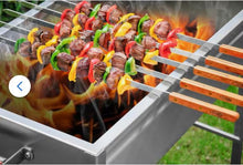 Load image into Gallery viewer, Traditional Large Tall With Feet Legs Persian Middle Eastern Arabic Turkish Galvanized BBQ Charcoal Grill Mexican Style Iranian Mangal Kabob Paz
