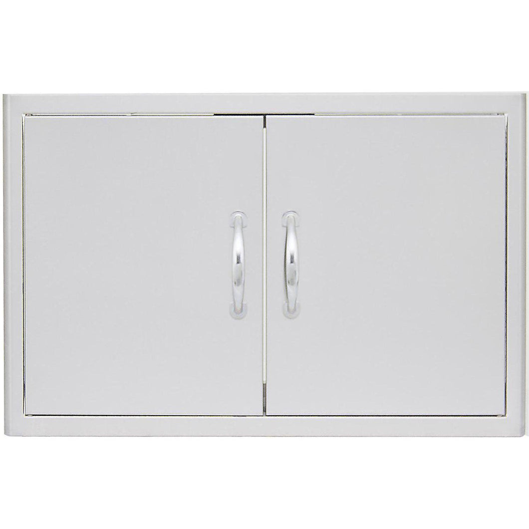 Blaze 25-Inch Stainless Steel Double Access Door - Model #BLZ-AD25-R-SC